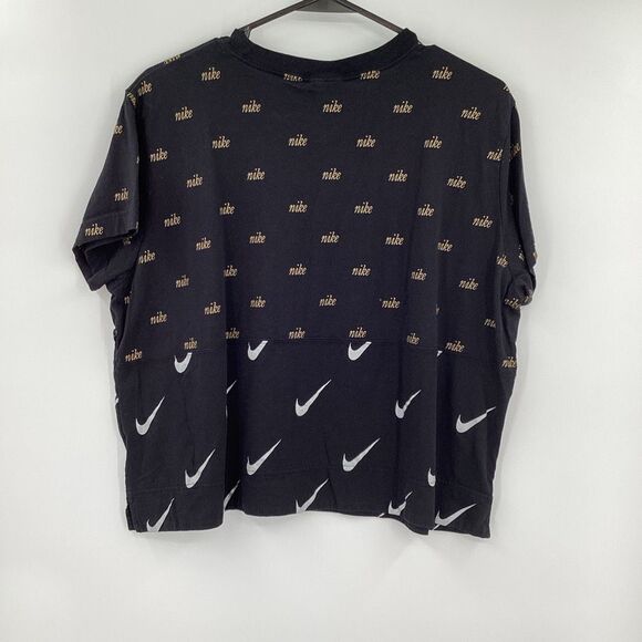 Ladies Nike All Over Print Cropped Tee - XL - Picture 3 of 7